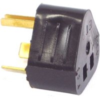 US Hardware RV-320C Adapter, 15 A Female/30 A Male, 125 V, Female, Male