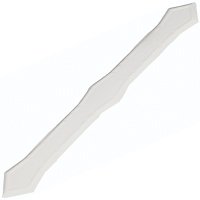 BAND DOWNSPOUT ALUM 3IN WHITE