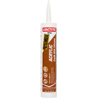 Loctite POLYSEAMSEAL 1507600 Acrylic Caulk, White, -5 to 170 deg F, 10 oz Cartridge
