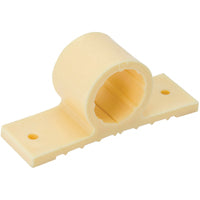 B & K P28-075HC 2-Hole Standard Pipe Clamp, Polypropylene, 3/4 in Pipe/Conduit