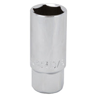 Vulcan MT6511968 Drive Socket, 13/16 in Socket, 1/2 in Drive, 6-Point, Chrome Vanadium Steel, Chrome