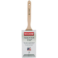 WOOSTER 5220-3 Paint Brush, 3 in W, 2-15/16 in L Bristle, Polyester Bristle, Flat Sash Handle