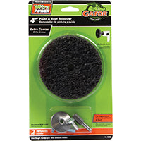 Gator Grit Paint & Rust Remover 4 " Fits All 3/8 " Electric Drills