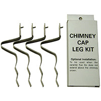 SHELTER SCLK Chimney Leg Kit, Heavy-Duty, Stainless Steel