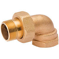 B & K 109-383 Radiator Elbow Nut and Tailpiece, Brass