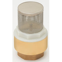 LASCO 06-5134 Foot Valve with Strainer, 1 in Connection, FIP, Brass Body