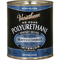 RUST-OLEUM 200141H Polyurethane Paint, Semi-Gloss, Liquid, Crystal Clear, 1 qt, Can