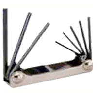 EKLIND 20812 Steel Handle Fold-up Hex Key allen wrench - 8pc set SAE Inch Sizes 3/32-1/4