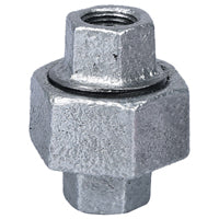 Worldwide Sourcing PPG342-6 Pipe Union, 1/8 in, Threaded, Malleable Iron, 40 Schedule, 300 psi Pressure