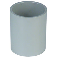 Carlon E940JR-CTN Standard Coupling, 2 in, 2.19 in ID x 2.734 in OD Dia, 2-1/2 in L, PVC, Gray