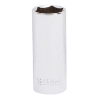 Vulcan MT6507412 Drive Socket, 19 mm Socket, 3/8 in Drive, 6-Point, Chrome Vanadium Steel, Chrome
