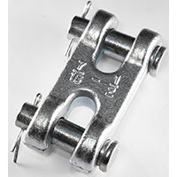 BARON 82180/196 Clevis Link, 1/4 x 5/16 in Trade, 4700 lb Working Load, Steel, Zinc
