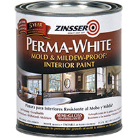 ZINSSER 02754 Interior Paint, Semi-Gloss, White, 1 qt Can