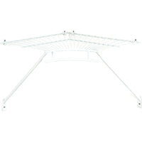 ClosetMaid Ventilated Wire Corner Shelf for 12 in. Shelf and Rod Shelving 21066