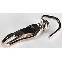 BARON 5037-3/8 Spring Snap, 30 lb Working Load, Steel, Nickel