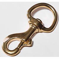 BARON 225BT-1/4 Bolt Snap, 120 lb Working Load, Solid Bronze, Polished