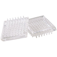 Shepherd Hardware 9083 Caster Cup, Plastic, Clear