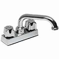 B & K 225-503 Laundry Faucet, Metal, Chrome Plated