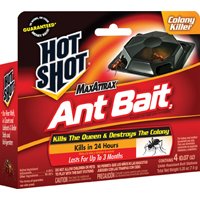 Hot Shot MaxAttrax Ant Bait, 0.07 oz Bait Stations, 4 Count, 1 Pack