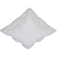 Westinghouse 8180000 Light Diffuser, Square, Glass, White
