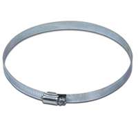 Lambro 283 Worm Gear Clamp, 3 in Duct, Clamping Range: 2-9/16 to 3-1/2 in, Steel, Zinc