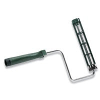 WOOSTER SHERLOCK R017-9 Roller Frame, 9 in L Roller, Polypropylene Handle, Threaded Handle, Green Handle