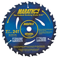 Irwin 24130 Marathon 7-1/4" x 24 Tooth Deck Blade Bulk
