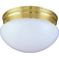 Boston Harbor F14BB02-8005-3L 6777502 Dimmable Round Ceiling Light Fixture, (2) 60/13 W Medium A19/Cfl Lamp, Polished, Brass