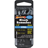 RIVET MEDIUM STEEL 1/8X1/4IN
