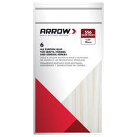 Arrow Fastener 0.5 in. Dia. x 4 in. L Hot Glue Sticks Clear 6 pk