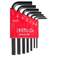 Eklind 10107 Cushion Grip Hex T-Key Set 7 Count