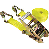 Keeper – 1” X 10’ High Tension Ratchet Tie-Down With S Hooks, 2 Pack - 300 Lbs. Working Load Limit