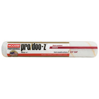 WOOSTER RR642-14 Paint Roller Cover, 3/8 in Thick Nap, 14 in L, Fabric Cover, White