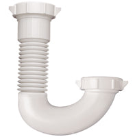 Plumb Pak PP812-50 Flex 'N Fix J Bend, 1-1/2" or 1-1/4" inlet , White