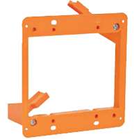 Carlon SC200RR Mounting Bracket, PVC, Orange, Wall Mounting