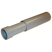 Carlon E945 E945J-CAR Expansion Coupling, 2 in Female Socket, 6 in L, PVC, Gray