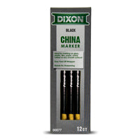 Black China Markers - 12 Pack