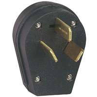 Eaton Wiring Devices S80-SP Electrical Plug, 3 -Pole, 30/50 A, 125/250 V, Black