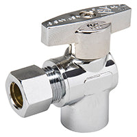 Southland 190-232HC Stop Valve, 3/8 x 1/2 in Connection, Compression x FIP, 125 psi Pressure, Brass Body