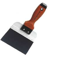 Marshalltown 3508D Knife, 8 in W Blade, 3 in L Blade, Steel Blade, Taping Blade, DuraSoft Handle