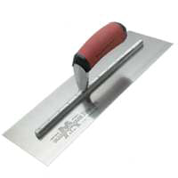 MARSHALLTOWN Drywall Trowels, 356mm Length, 114mm Width, Straight Handle, High Carbon Steel Blade, Straight DuraSoft Handle, Made In The USA, 12AD