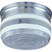 Boston Harbor F14CH02-80023L Two Light Ceiling Fixture, 120 V, 60 W, 2-Lamp, A19 or CFL Lamp, Chrome Fixture
