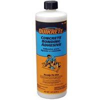Quikrete 9902-14 Bonding Adhesive, Liquid, Vinyl Acetate, White, 1 qt Bottle