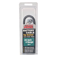 CCI Maximum Energy 24-4 Battery Cable, 4 AWG Wire, Black Sheath