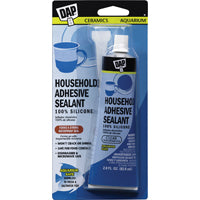 Dap 00688 All-Purpose Adhesive Sealant, 100% Silicone, 2.8-Ounce Tube