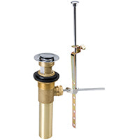 B & K 127-006 Drain Assembly, Brass, Chrome