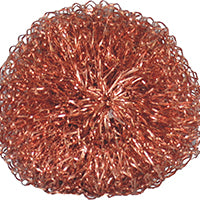 BIRDWELL 361-36 Cleaning Pad, Copper Abrasive