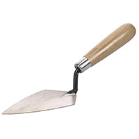 Marshalltown 925-3 Pointing Trowel, 7 in L Blade, 3 in W Blade, Steel Blade, Hardwood Handle