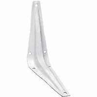 National Hardware N218-891 211BC Shelf Bracket in White,6" x 8"