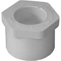 CHARLOTTE PIPE 1 x 3/4 SCH 40 REDUCER BUSHING SPGXFPT PRESSURE (1 Unit Piece)